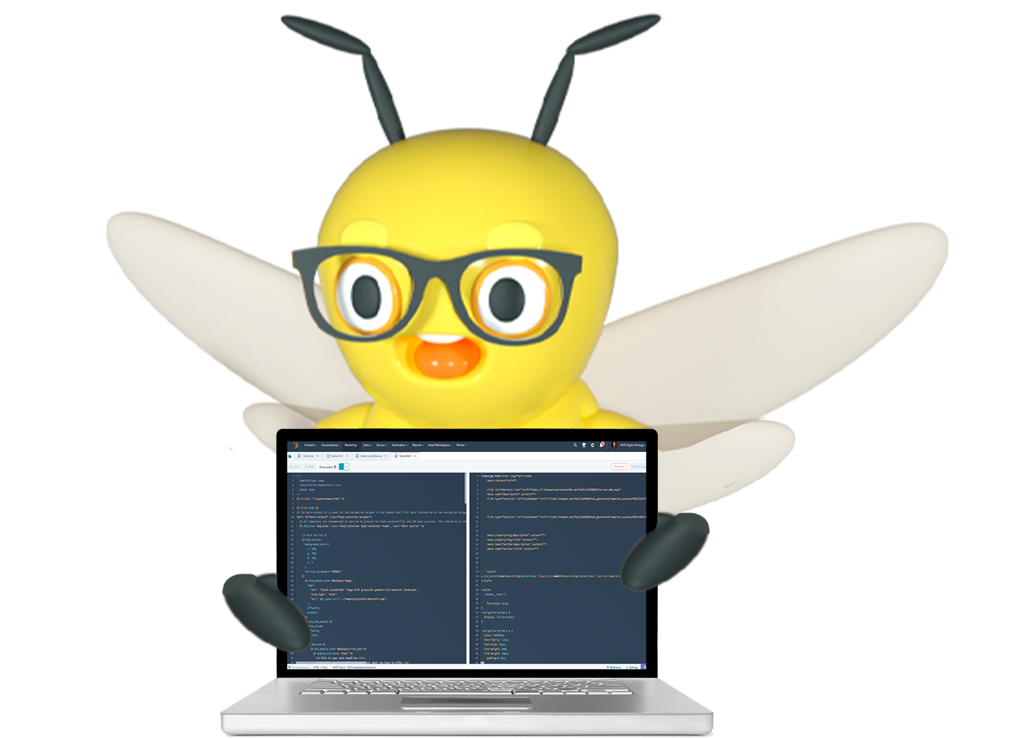 Buzzy Laptop Front