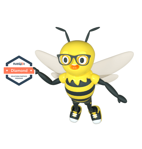 Buzzy with Diamond Badge