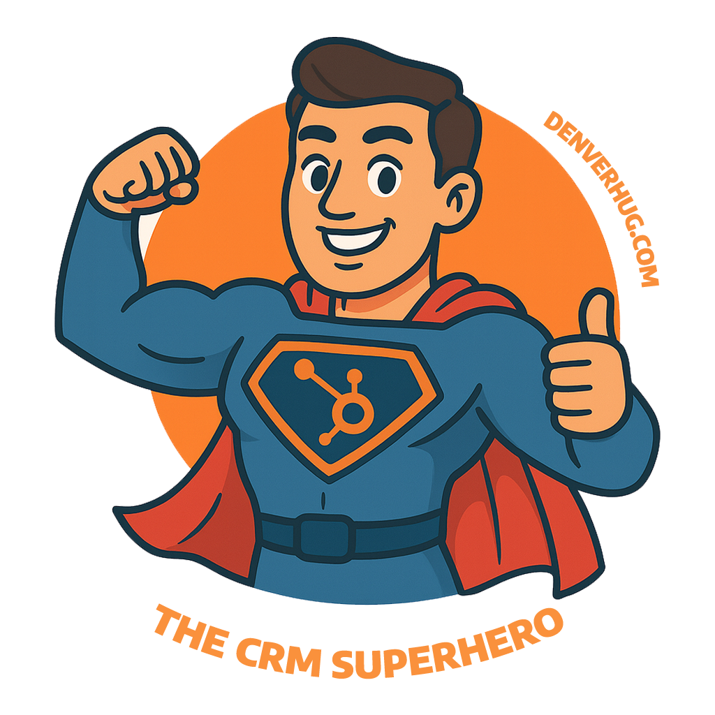 CRM Superhero Sticker