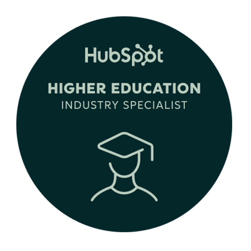HubSpot Higher Education Industry Specialist Badge