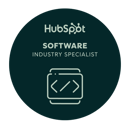 HubSpot Software Industry Specialist Badge