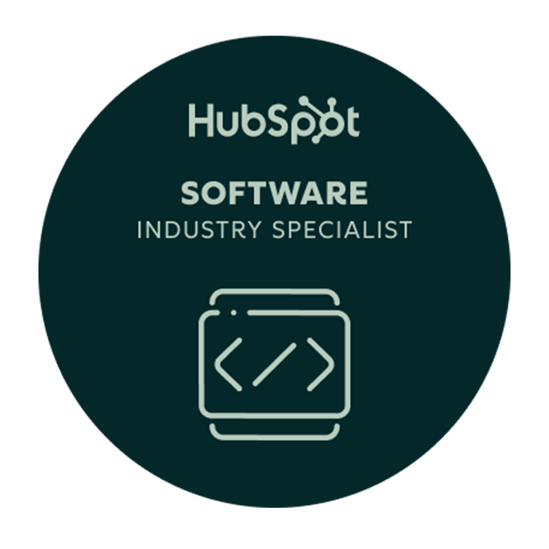 HubSpot Software Industry Specialist Badge