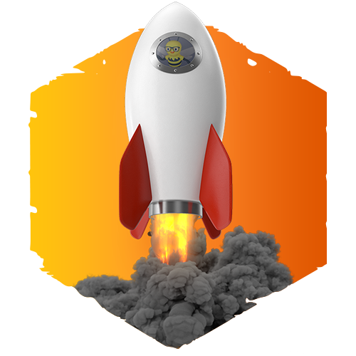 Buzzy Rocket Honeycomb Icon